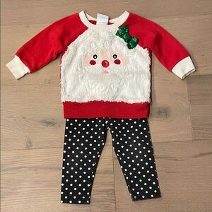 Nannette Kids Santa Sweatshirt
